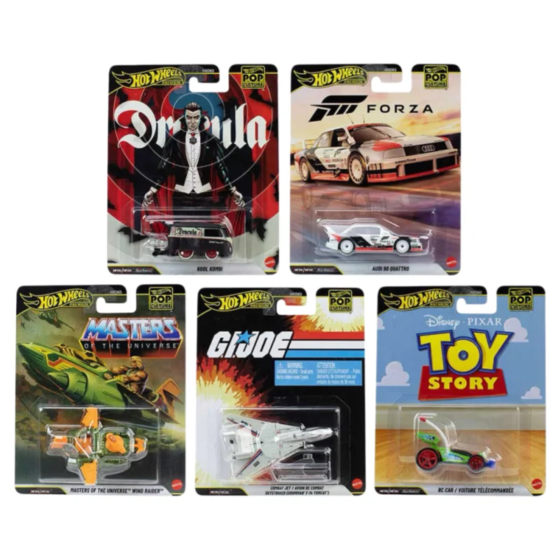 Coche en miniatura Hot Wheels Hxd63 Premium Pop Culture Kool Kombi Audi 90 Ouattro Series, juguetes coleccionables, regalo para adultos, colección