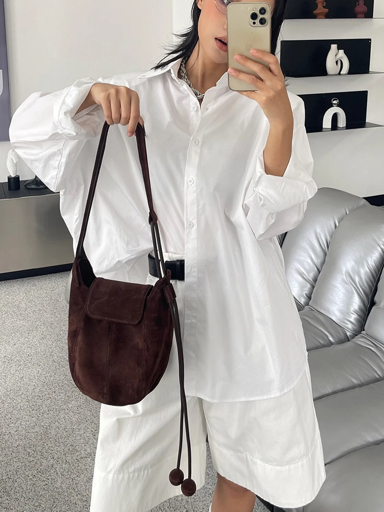 Soft Leather Shoulder Bag for Women Vintage Saddle Purse Crossbody Boho Handbag Genuine Suede Tassel Bag Ladies Casual Vintage