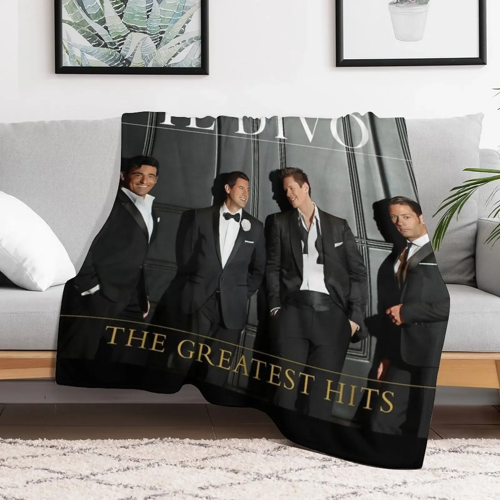 Il Divo greatest hits deluxe 2 cd version Throw Blanket Plush Baby Vintage Thermals For Travel Blankets