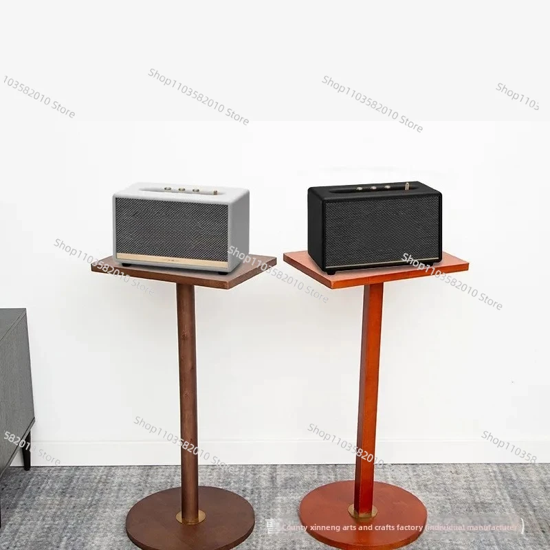 

Деревянная напольная подставка для колонок - Стойка для размещения домашней караоке-системы