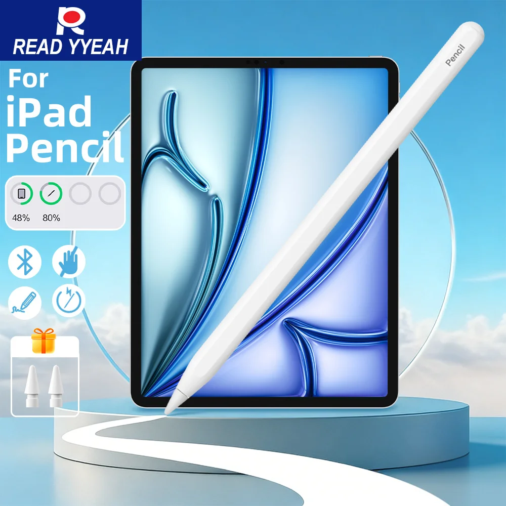 

2025 New Magnetic Stylus For Apple Pencil 2 Wireless Charging for iPad A16 11 10th Gen Pro 12.9 11 Air 4 5 Mini 6 7 iPad Pencils