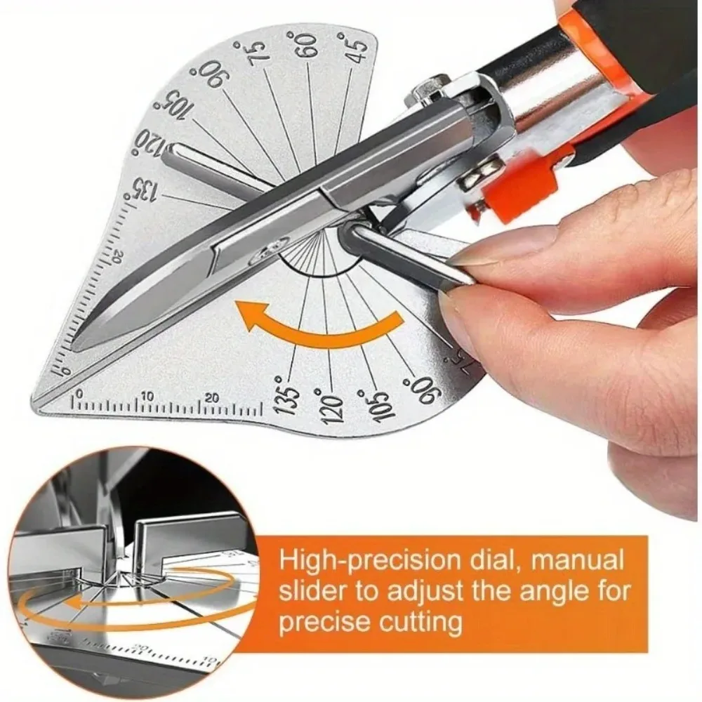 45 ° -90 ° قص زاوية قابل للتعديل | قاطع دقيق للشفرة الفولاذية SK5 للتقليم والقولبة البلاستيكية #3
