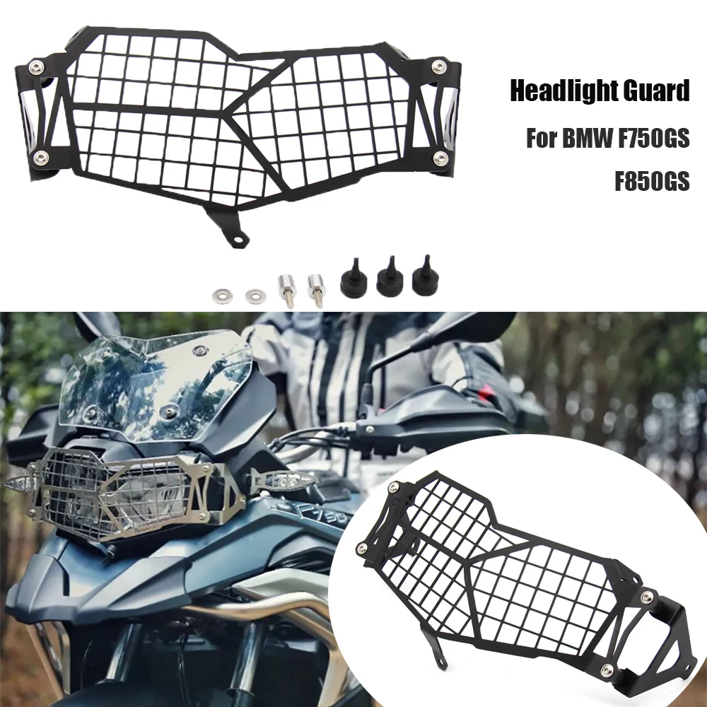 Motorcycle Headlight Grille Cover Headlight Guard Screen Protector For BMW F750GS F850GS