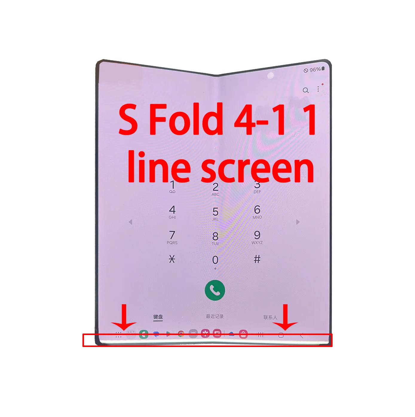 AMOLED NO Frame Defect For Samsung Galaxy Z Fold4 LCD Display Touch Screen Digitizer Assembly For Z Fold4 Burn shadows lines