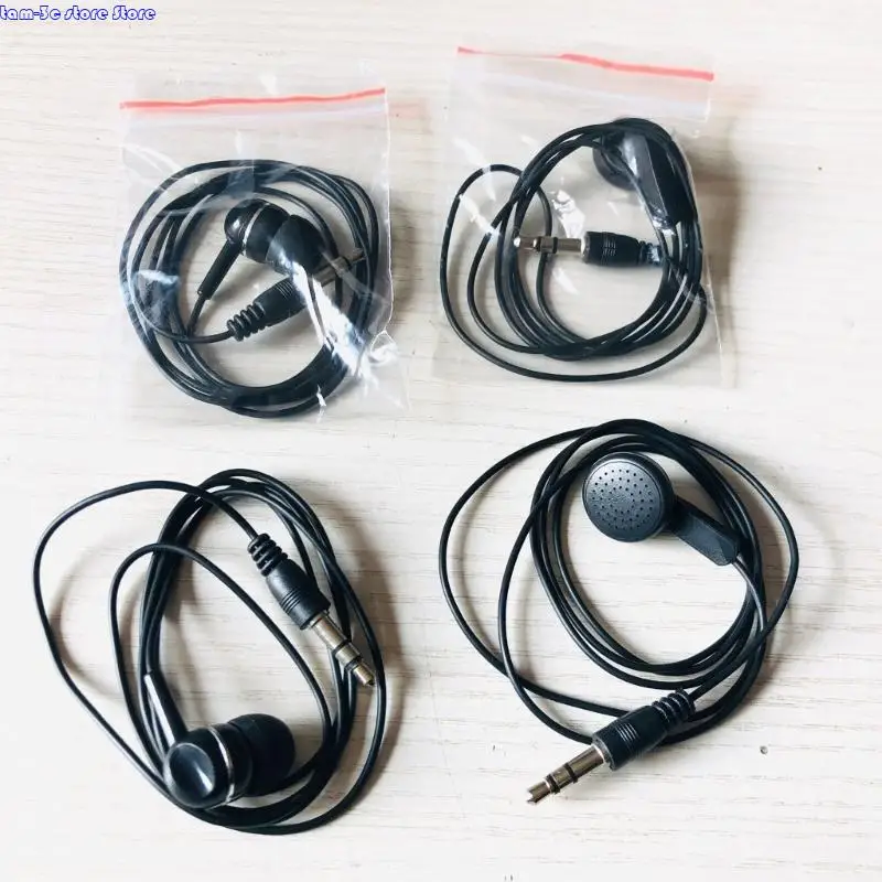 D0UA 3.5mm Single Side In Ear Earphone Earbud Headsets for Mobile Phone Tablets PC