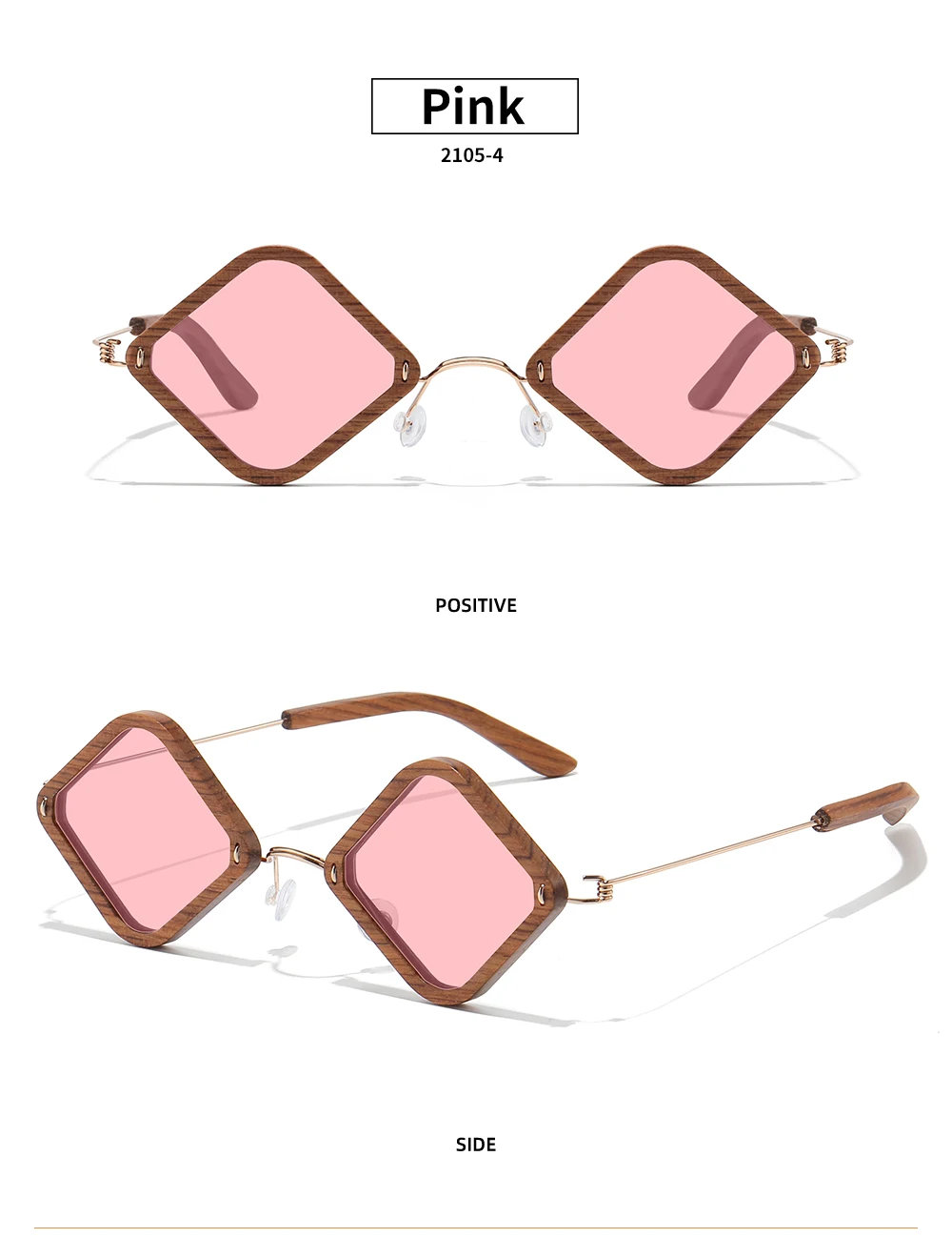 GM Holz-Sonnenbrille für Erwachsene, handgefertigt aus brasilianischem Palisanderholz, polarisierte Gläser mit Spiegelbeschichtung, Brillen mit Geschenkbox 2105 – Detail 12