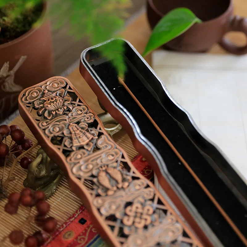 Home Decoration Sandalwood Aromatherapy Stove Antique Auspicious Eight Treasures Incense Burners Zen Zinc Alloy Household Hotel