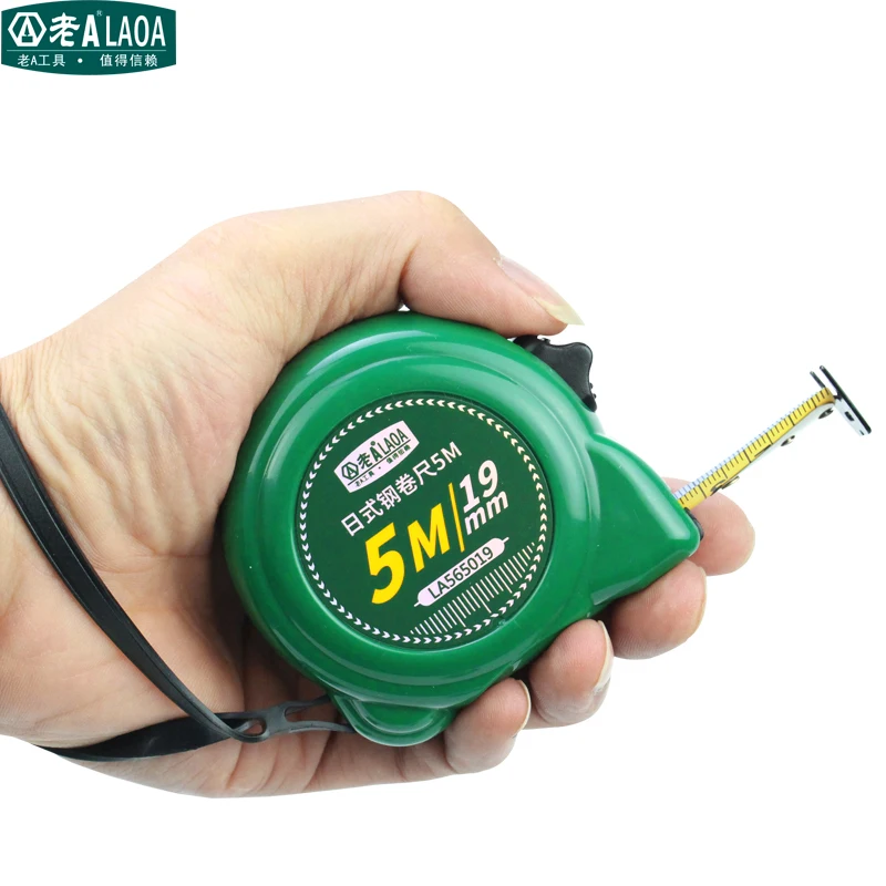 LAOA Tapeline 3M/5M/7.5M/10M Tapeline Doppio Lato In Acciaio Misura di Nastro Di Misurazione strumenti di Cinta Metrica