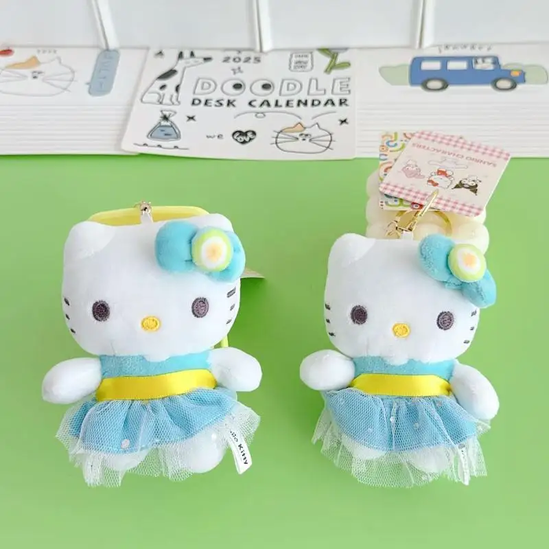 Mignon longues jambes KT poupée sac pendentif Hello Kitty pendentif porte-clés fille coeur cadeau pendentif