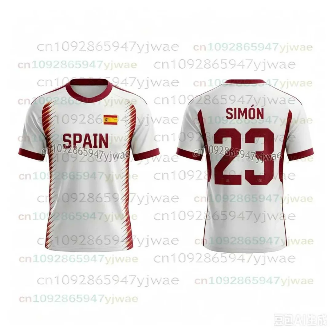 Bestseller Yamal 19 Cucurella 24 Fußball-Fan-Trikot Sommer Schnelltrocknend Sport-T-Shirt Outdoor-Training Damen- und Herrenbekleidung – Detail 10