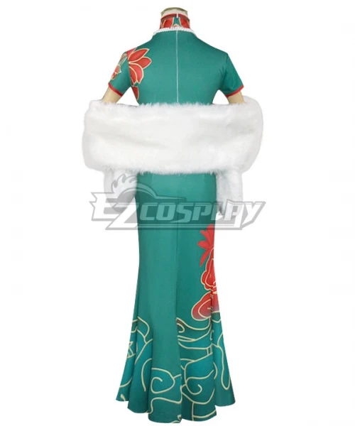 Identity V Geisha Michiko Lady Thirteen Halloween Party Girls Dress Chipao Women Christmas Cheongsam Dress Cosplay Costume E001