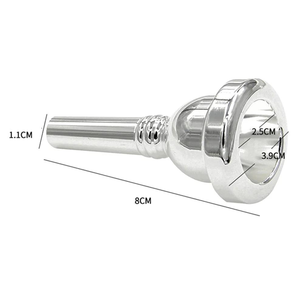 6 1/2AL Trombone Mouthpiece Professonal Plated Trombone Mouthpiece 6 1/2AL Alto Trombone Mouthpiece Accessories