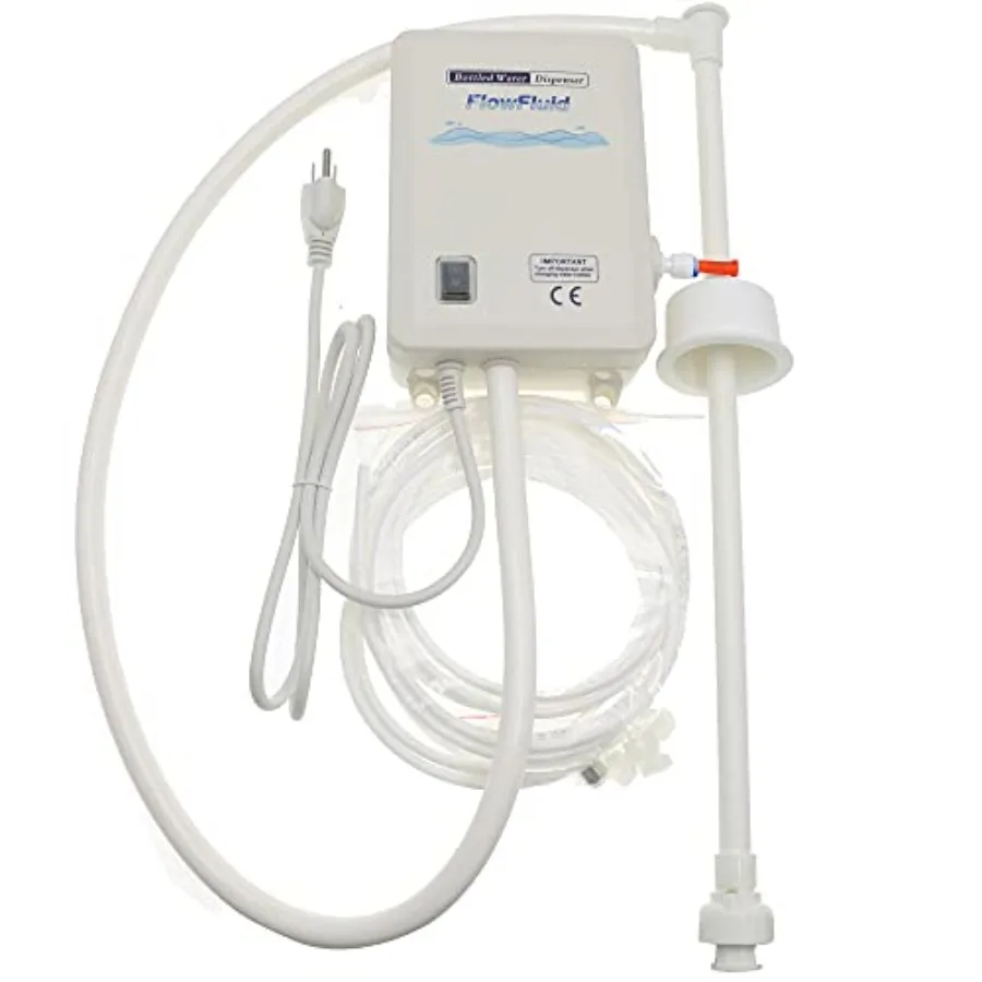 

Bottled Water Dispenser Pump System, Food Grade, Self priming, 110V, 1GPM, Suitable for Coffee Brewer Ice-Maker Refrigerator Si
