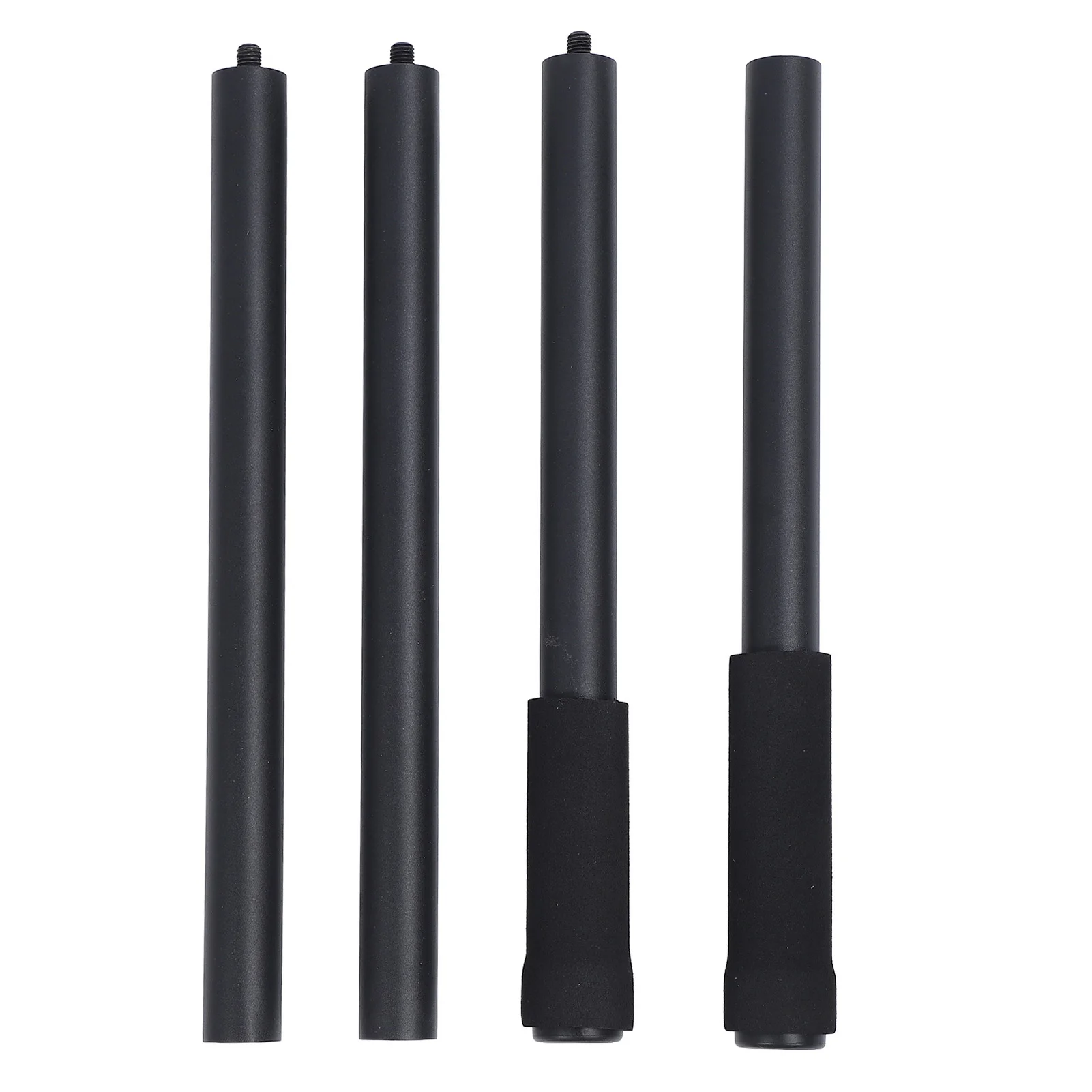 Metal Yoga Stick Adjustable Strengthen Muscle Workout Stretching Stick Rugged Steel Workout Pole with Foam Handles for Exercise