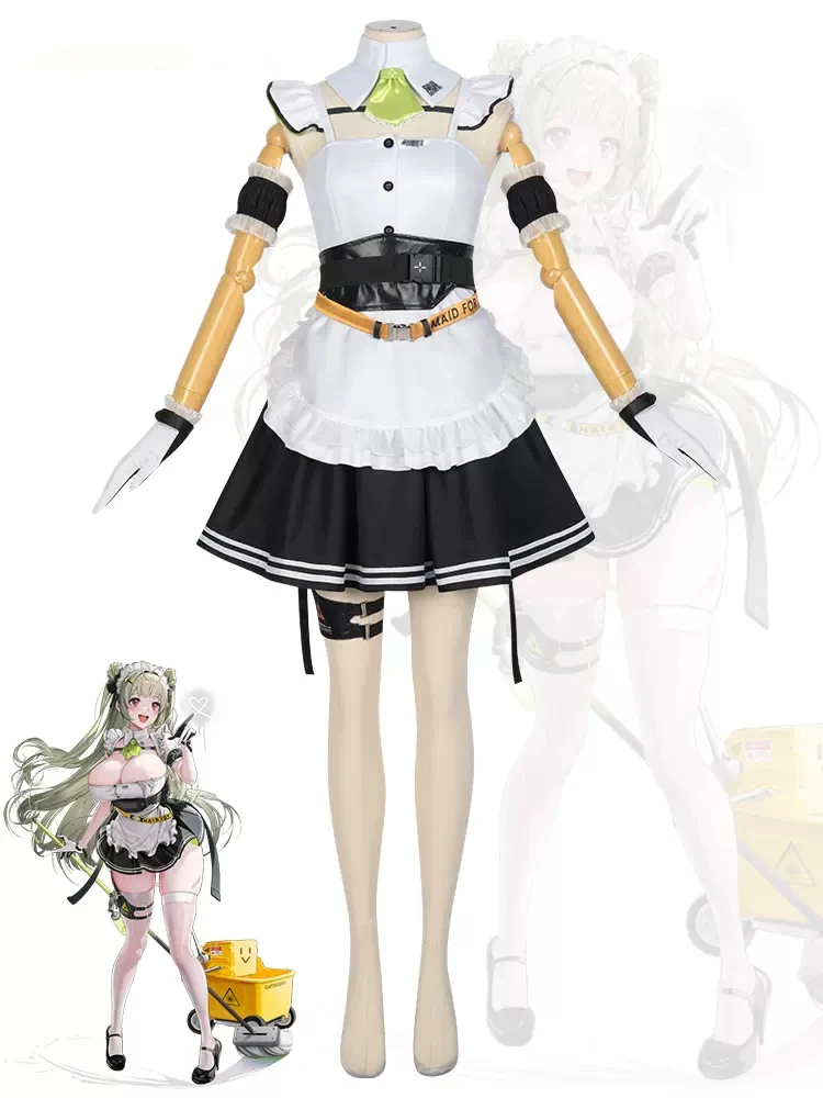 NIKKE:The Goddess Of Victory Anime COS Soda Sexy Maid Outift Cosplay Costume In stock