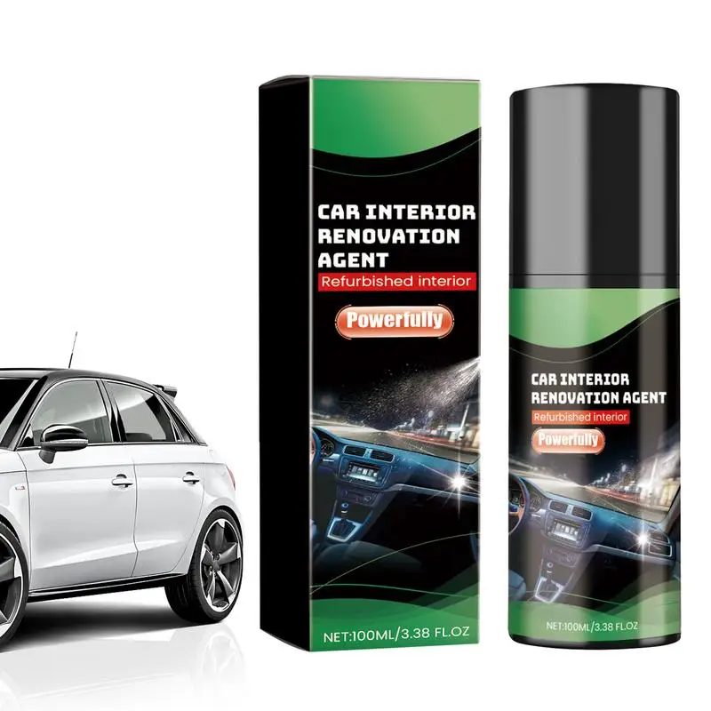 

Automotive Interior Cleaner 100ml Multi-Purpose Renovation Coating Agent Car Maintenance Supplies For Interior Parts Leather