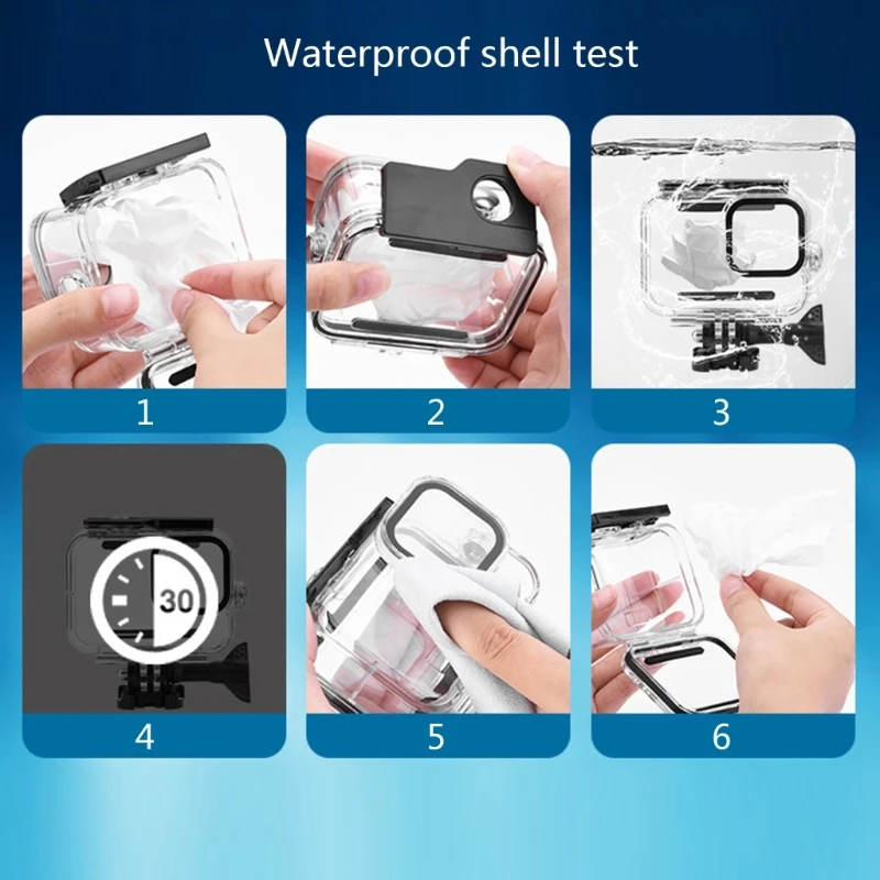 Vỏ bảo vệ vỏ máy ảnh thể thao R91A Vỏ chống nước cho cuộc phiêu lưu dưới nước