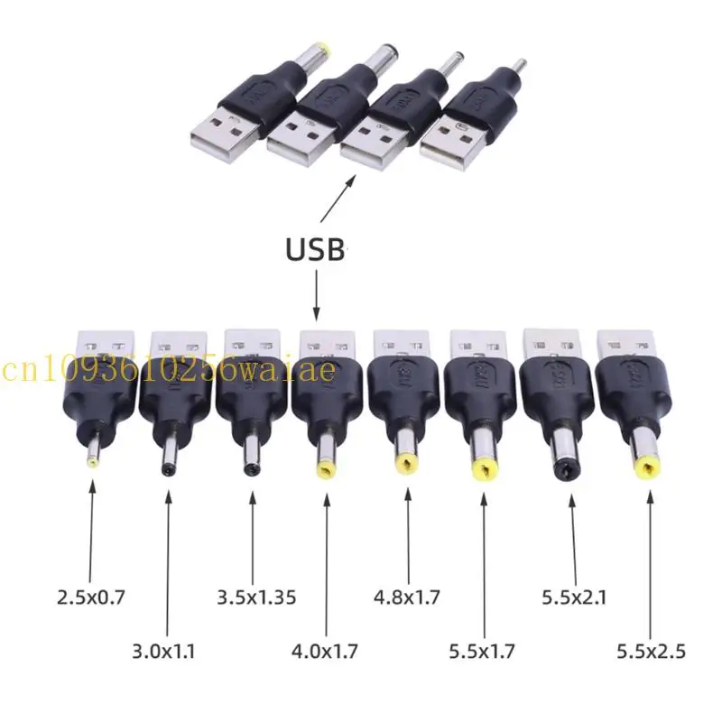 652F Small USB 5V شحن محول قوي ABS ABS محولات نقل الطاقة الفعالة للأجهزة اللوحية مراقبة صناديق التلفزيون