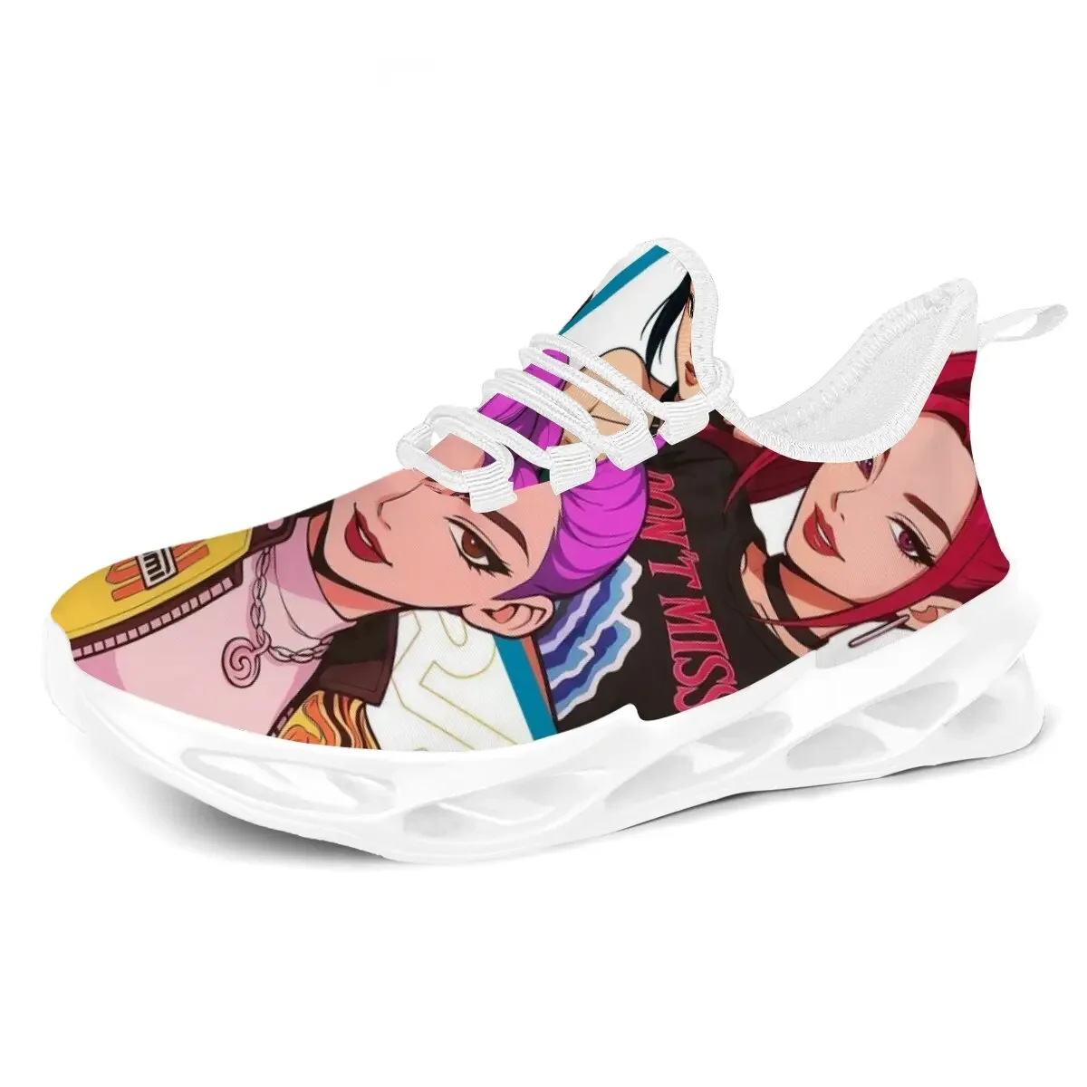 

Women Running Tenis Sports Shoe Print Casual Sports Shoes Non-slip Men's Sneakers White Walking Man Sneakers Zapatillas Hombre