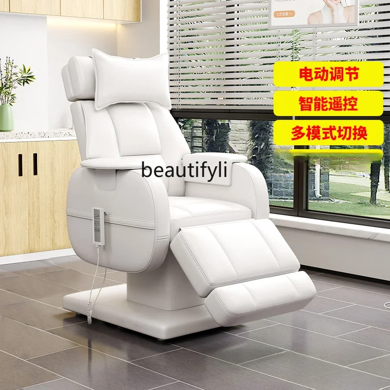 Electric Beauty Bed Eyelash Nail Beauty Sofa Beauty Chair Tattoo Embroidery Eyelash Extensions Flat Lying Mask Experience Chair