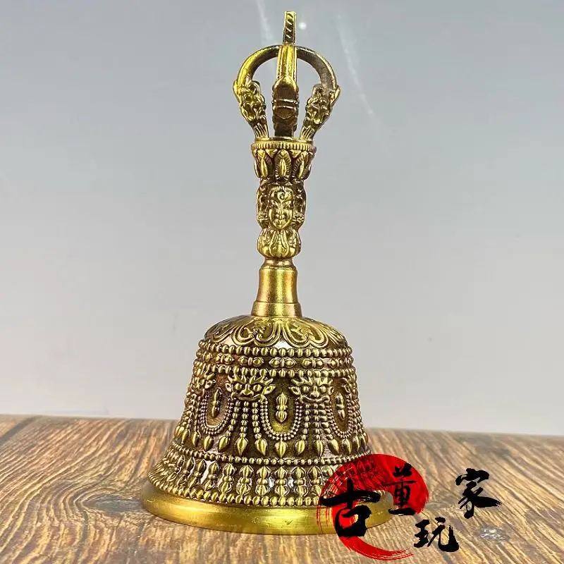 Sanqing Supplies Taoist Three Forks Tai Chi Bagua Hand Ringing Bells Eight Immortals Dharma Bells Copper Bells