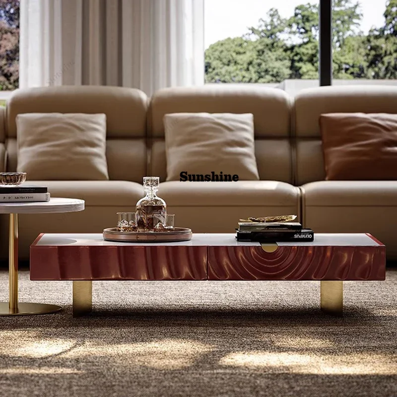 

Luxury Living Room Coffee Table Modern Aesthetic Italian Unique Designer Side Table Center Mesa Auxiliar Entrance Hall Furniture