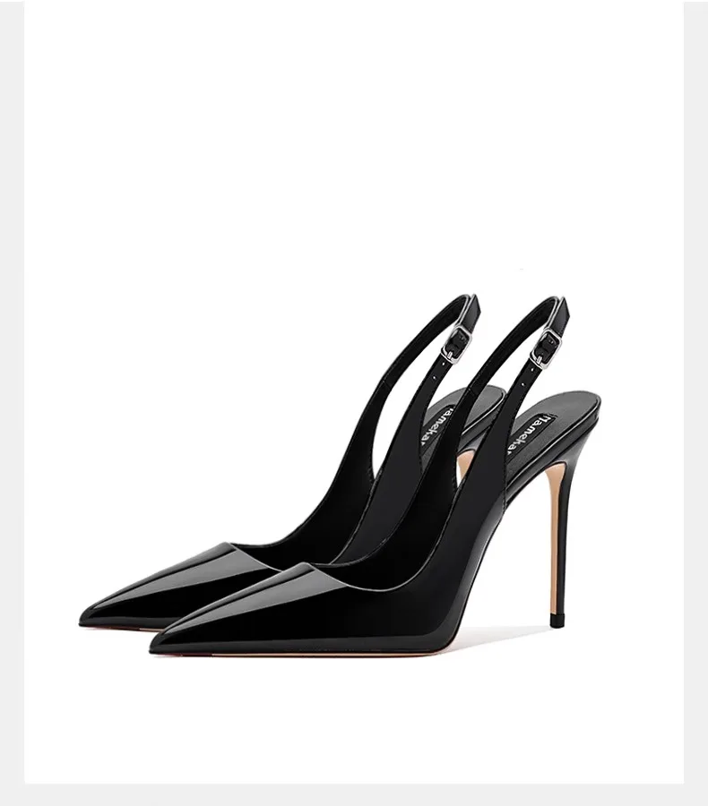 2025 New Luxury Summer Sexy Pointed Designer High Heels Daily Casual Party Comfortable Buckle Women's Sandals Sandalias Mujer image 4
