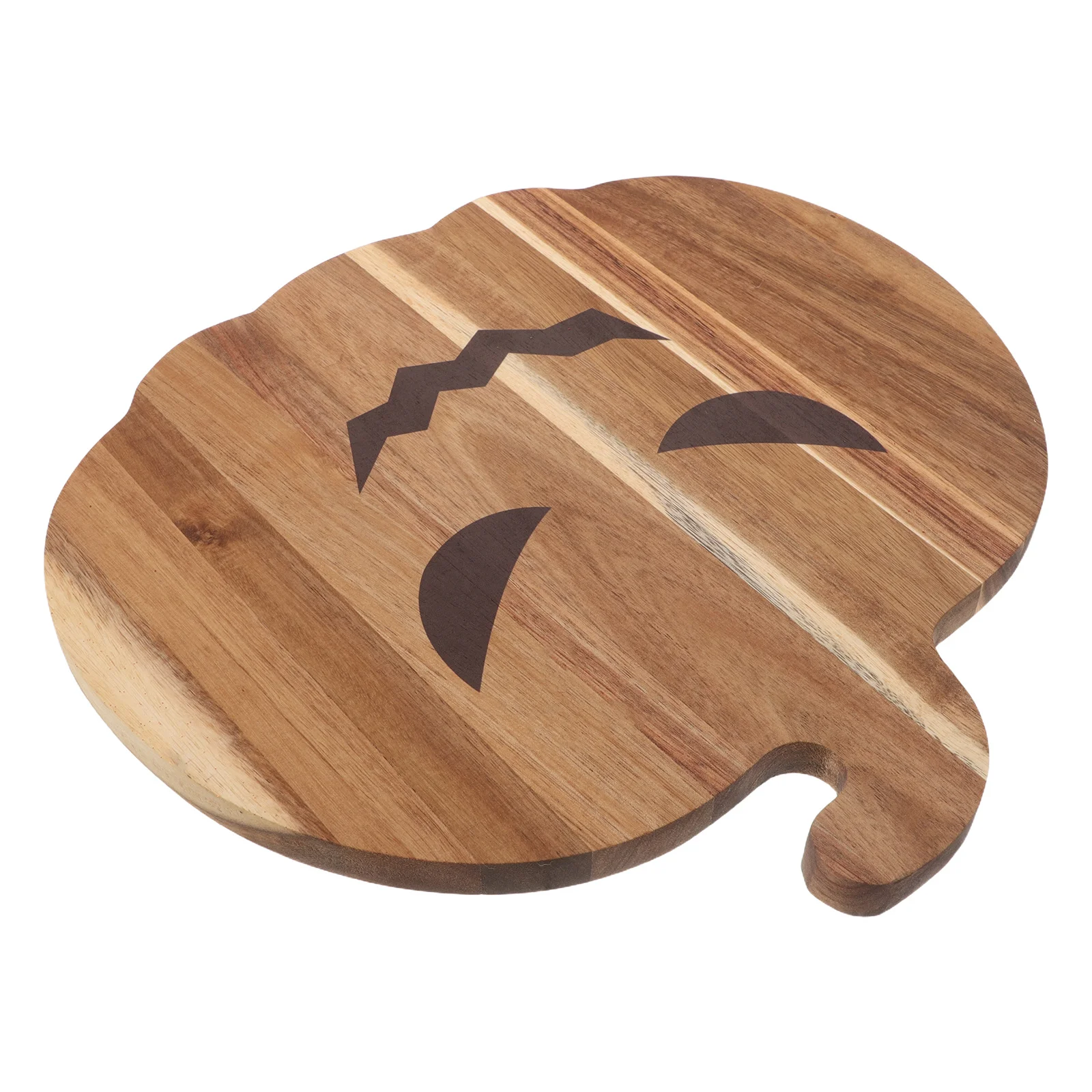 

Pumpkin Shaped Halloween Wooden Tray Hand Carved Handle Rustic Fall Harvest Cheese Board Snack Platter Thanksgiving Party