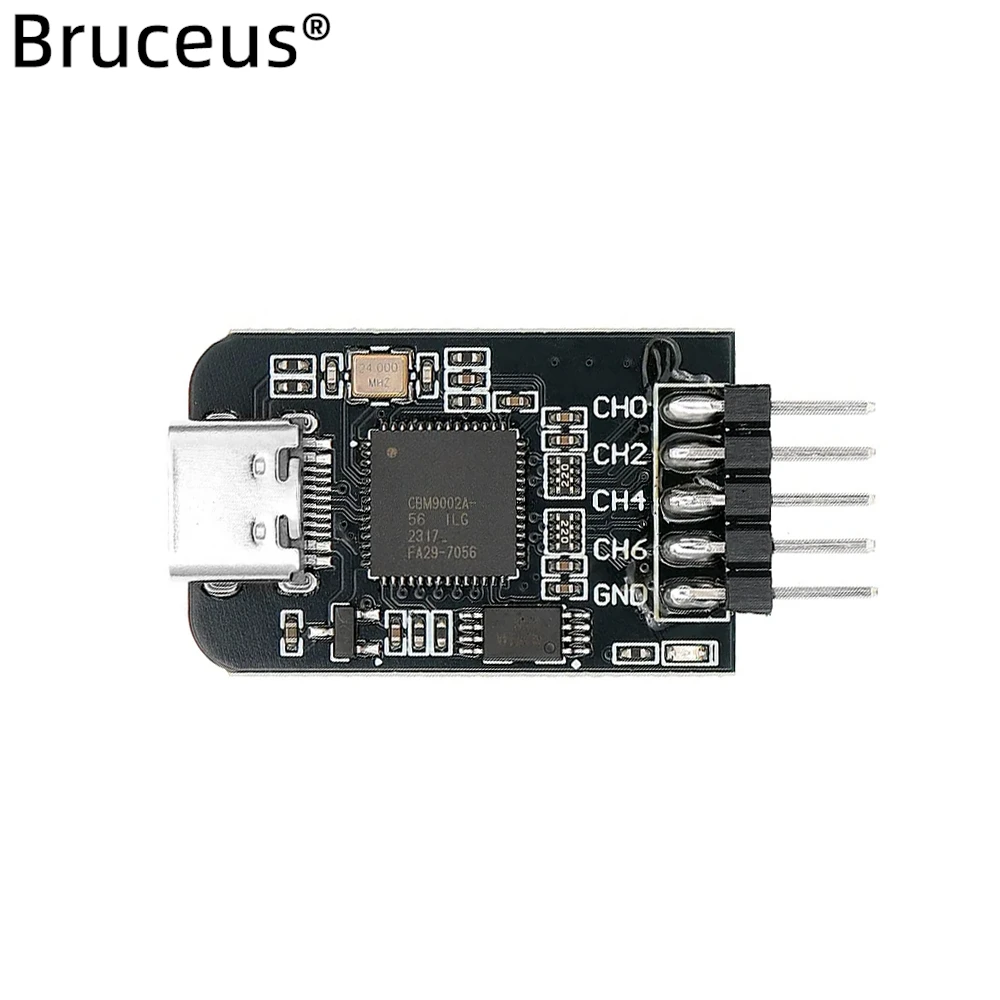 

24MHz Logic Analyzer Type-C 8CH Debugging Tool for ARM MCU FPGA Module USB Analyzer Development Board