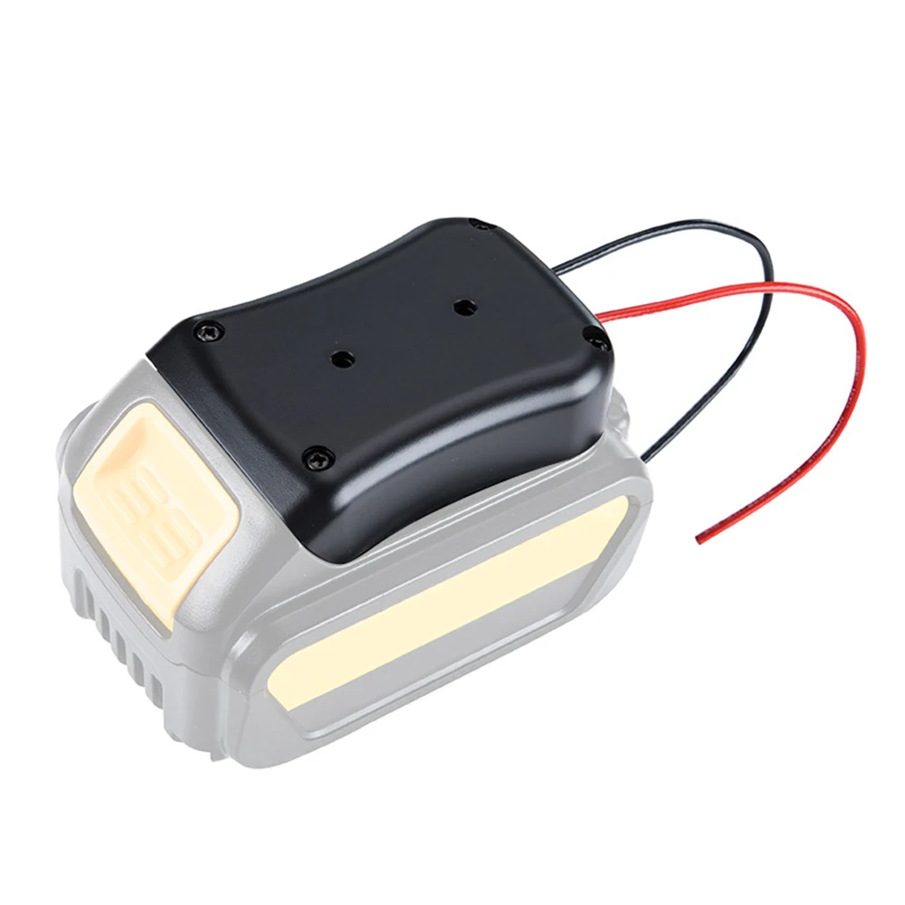 DIY Battery Converter Connector for Dewalt 14.4V/18V/20V Lithium Battery Power Tools Output Adaptor with Cable