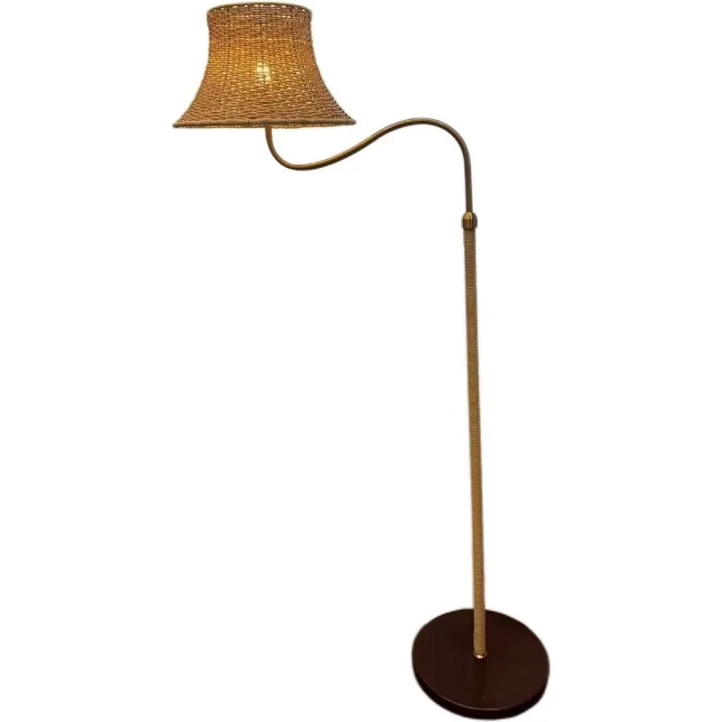 French retro style medieval modern light luxury bedroom floor lamp