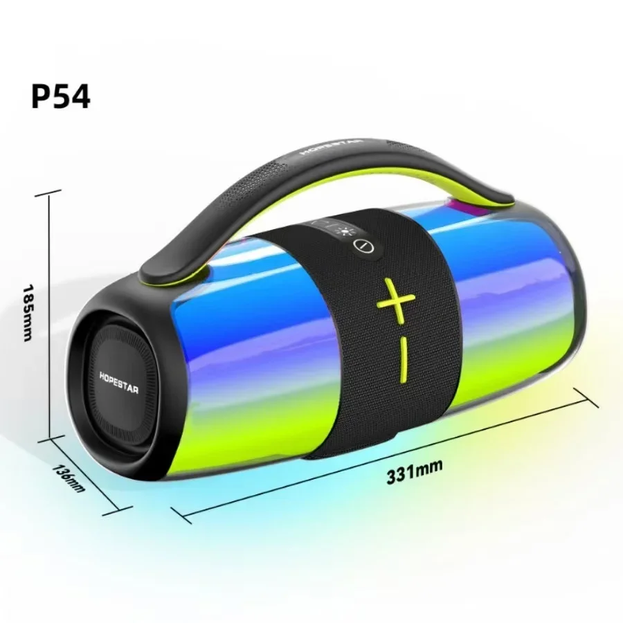 HOPESTAR P54 Portable Powerful Bluetooth Speaker Outdoor Water Proof Submarine Battle Go Pulsating High Power Boom Box