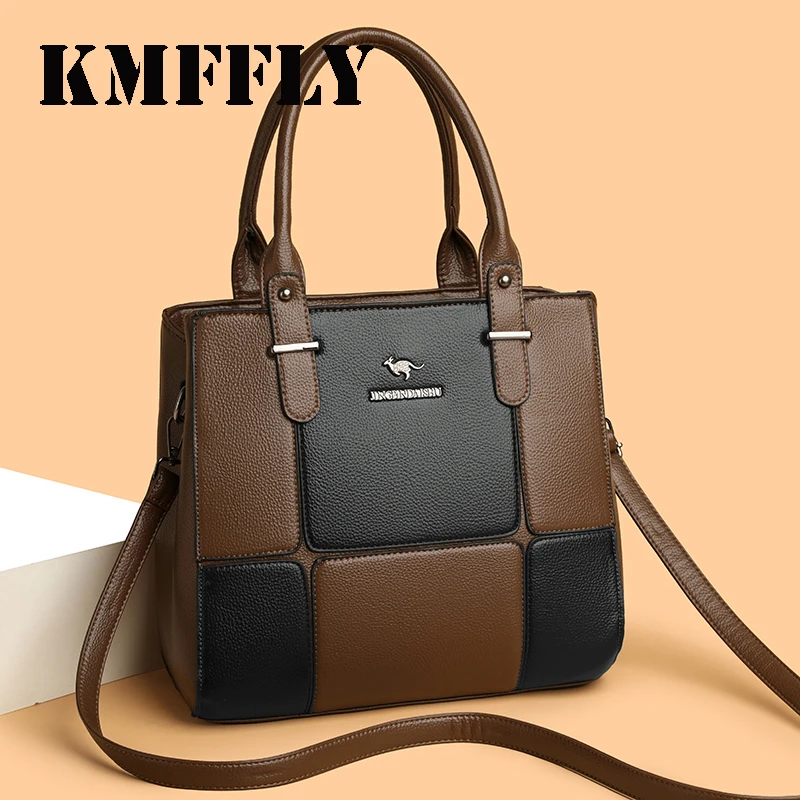 Luxury Designer Shoulder Crossbody Bags for Women High-quality Soft Leather Top-Handle Bags Casual Ladies Handbags Messenger Sac