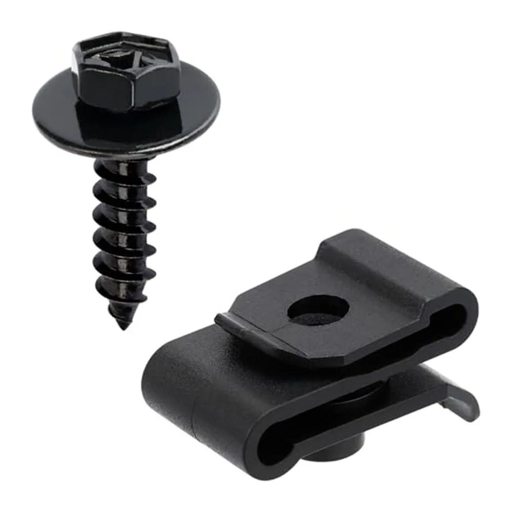 

Комплект винтов для крепления бампера, комплект клипс для бампера, пластиковые и стальные крепления, точное соответствие, полный комплект, простая установка