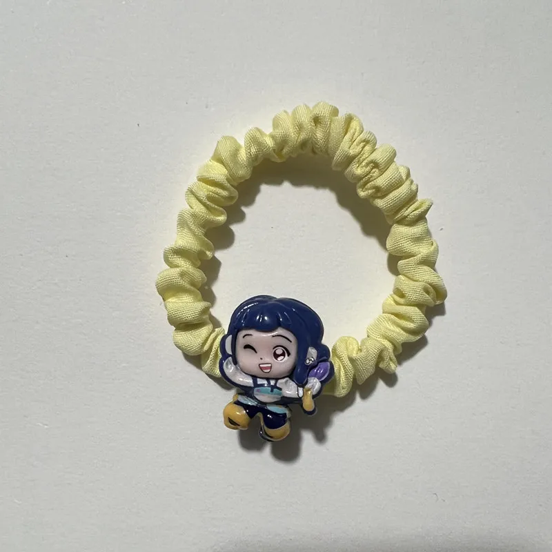 حار بيع شيطان هنتر الكرتون العلاقات الشعر لطيف الشعر الحبال مجموعة المرأة عالية مرونة الشعر الفتيات الدوائر ذيل حصان المثبت اكسسوارات #6