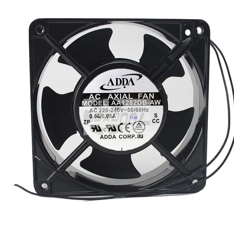 12038 Fan for ADDA AA1282DB-AW 120mm 220V Cooling Fan, 120x120x38mm, High Airflow for Elevator & Industrial AC Cooling