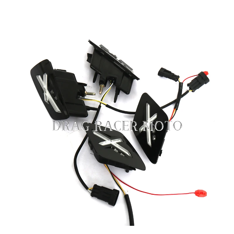 Motorcycle Front and Rear Turn Signal Light Indicator Lamp Direction Accessories For Vespa GTS 300 GTS300 gts300 2023 2024 2025