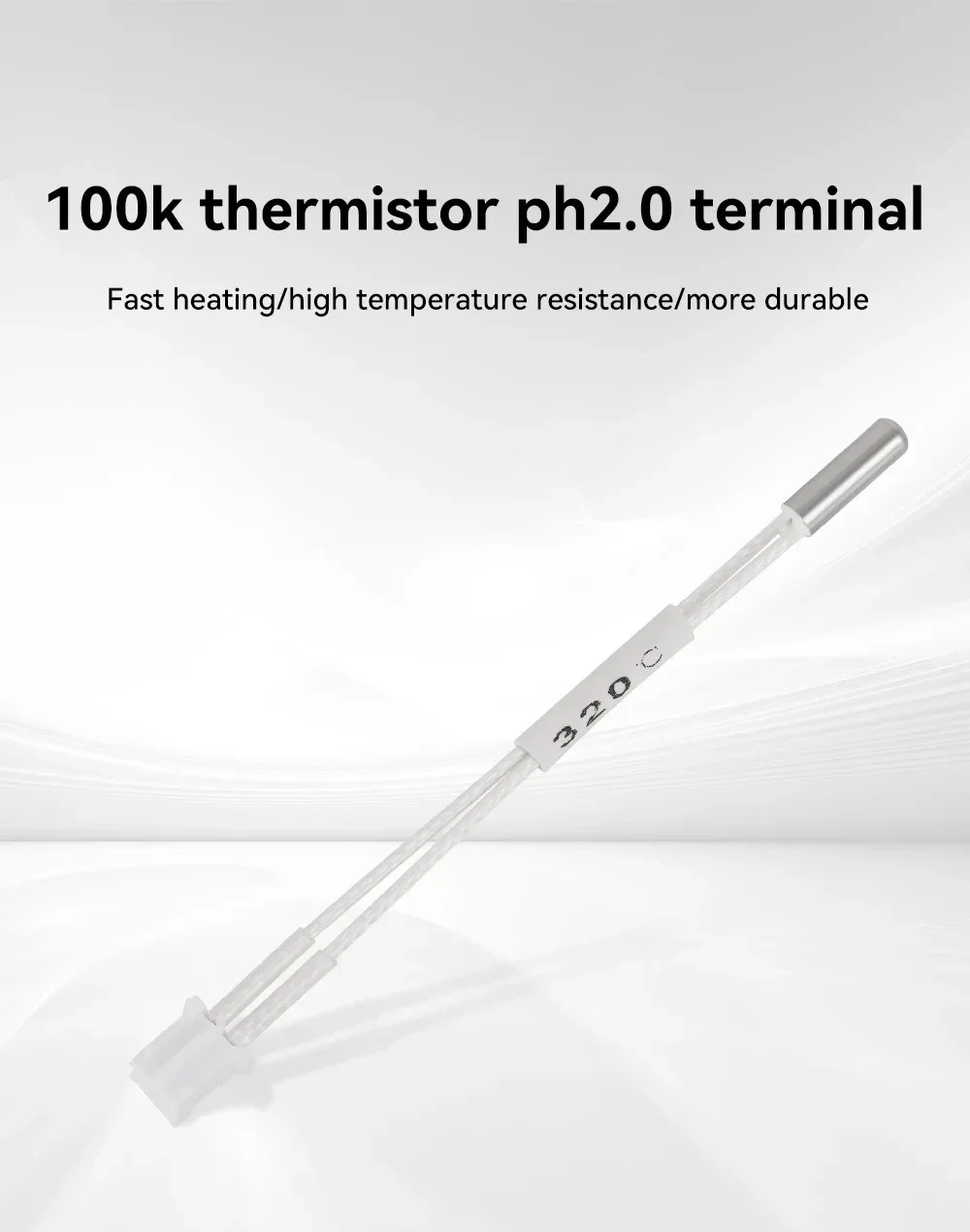 For Creality K1/ K1 Max Hotend Ceramic Heating Tube 24V 60W Thermeistor sensor High Thermal Conductivity for K1 MAX K1 3D Print