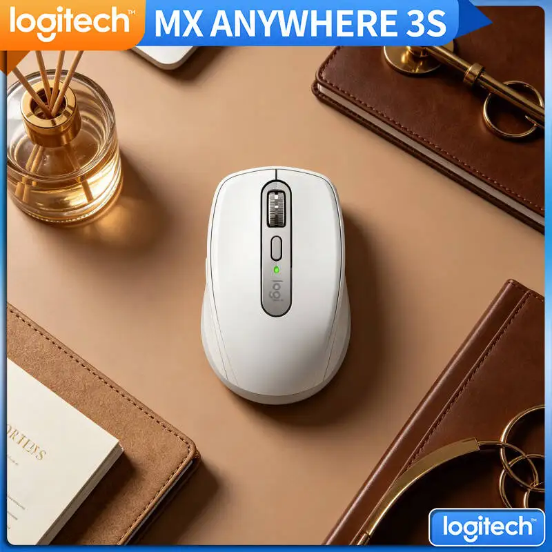 

Professional MX Anywhere 3S - 8000 DPI, Hyper-Scroll Feature, USB-C Port, Must-Have for Stationery Seller Stock Record Keeping