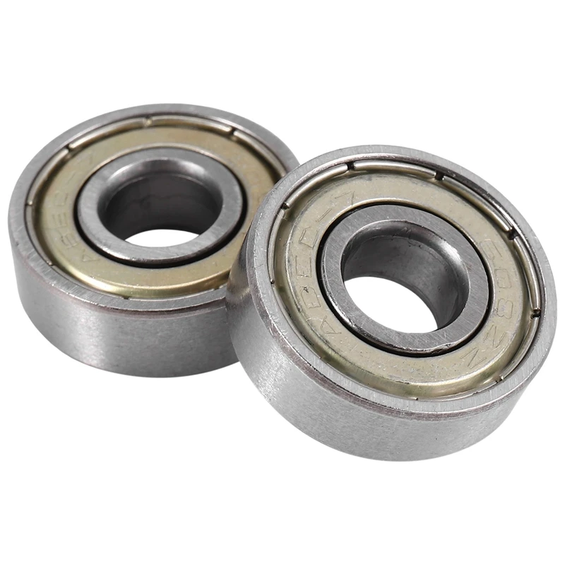 

10 шт. Шарикоподшипники Миниатюрные радиальные шарикоподшипники 608 ZZ 8 X 22 X 7 мм Подшипниковая сталь