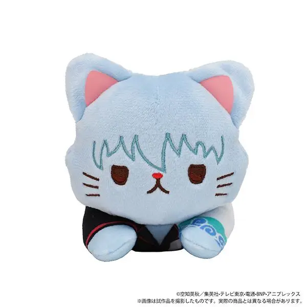 100% Offical Animation Peripheral Cotton Doll Toys Game Gintama Gintoki Shinpachi Kagura Eye Mask Cat Fans Kids Surprise Gifts