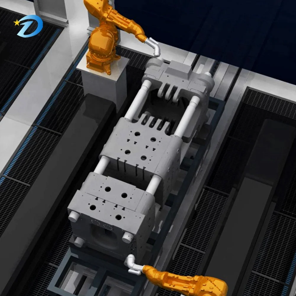 Línea de producción de pintura completamente automática para maquinaria de recubrimiento metálico de sala de pintura con tratamiento de superficies PowerSpraying