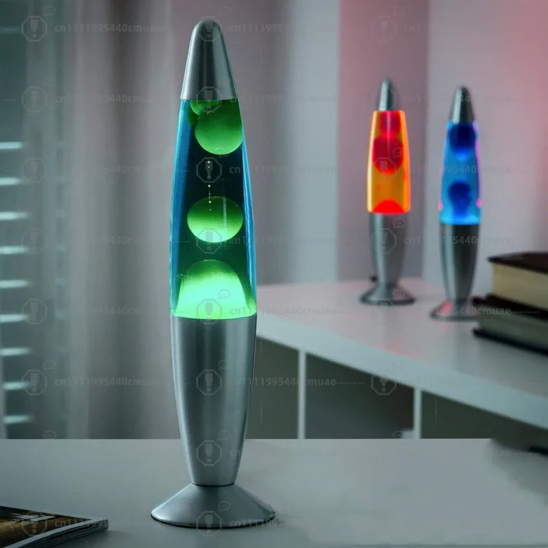 Large Lava Lamp Jellyfish Floating Light Bedroom Decorative Table Lamp Tabletop Ornament Atmospheric Night Light