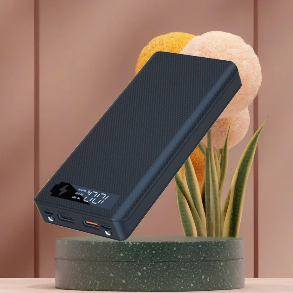 Welding Free 10*18650 Battery Storage Box Dual USB Power Bank Case DIY Case 10*18650 Battery Holder Box PD QC3.0 Quick Charge