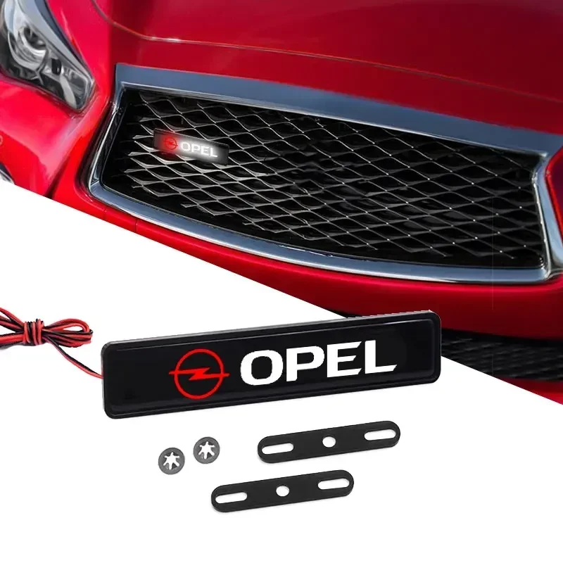 

Светодиодная фара-маркер для решетки радиатора, белая, сигнальная, ходовая, указатель поворота, подходит для Opel Astra, Antara, Zafira, Mokka-e, автомобильные аксессуары