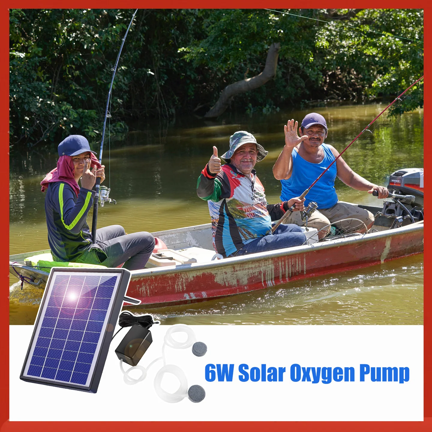 6W Solar Oxygen Pum… - image
