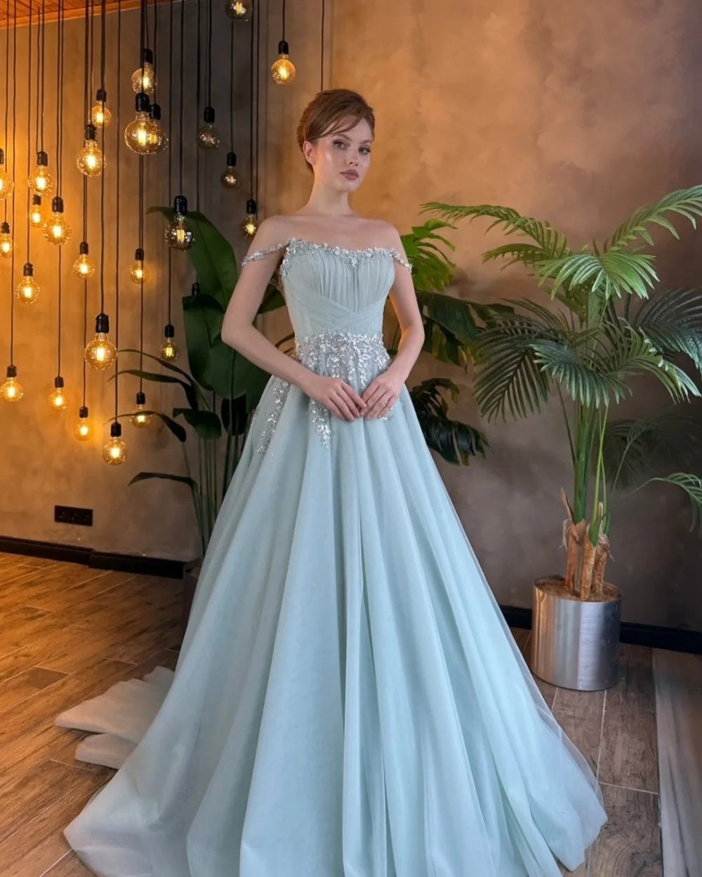 

Customized Sparkle Exquisite Organza Rhinestone Beading Sequined Ball Gown Spaghetti strap Long Dresses Bespoke Occasion Dresses