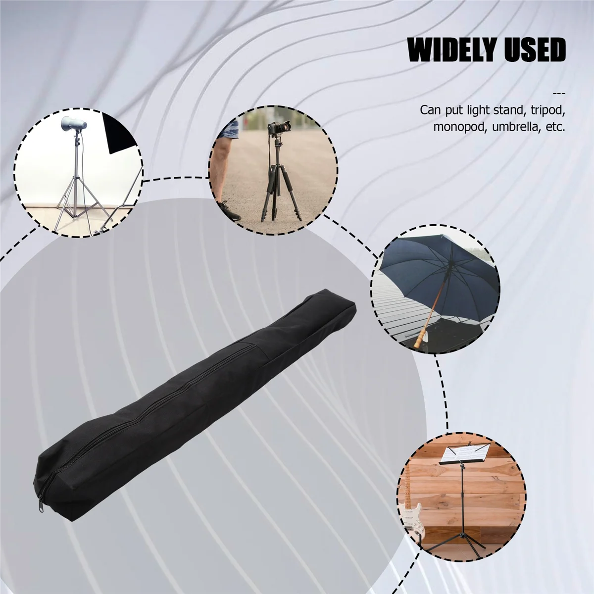 Thicken Tripod Carrying Handbag Shoulder Bag Photography Light Stand Umbrella Storage