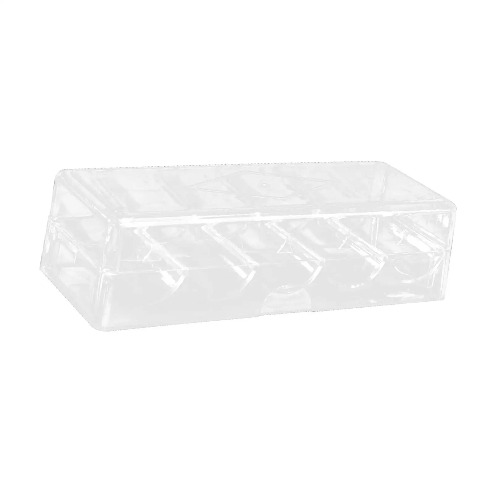 

Акриловая стойка для чипсов, 5-компонентный шкаф-витрина, прозрачный контейнер для хранения, лоток для чипов для игровых аксессуаров, настольных игр, вечеринок