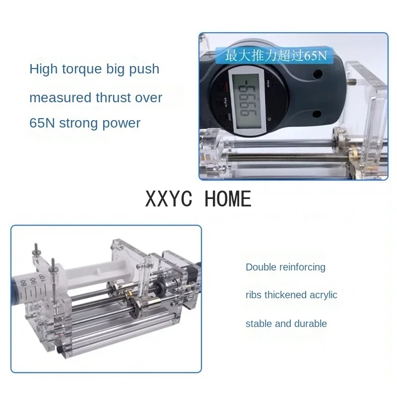 1-150ML Laboratory Micro Syringe Pump Desktop Precision Electric Injection Pump Propel Pump Liquid Glue Dispenser DC 12V NEW